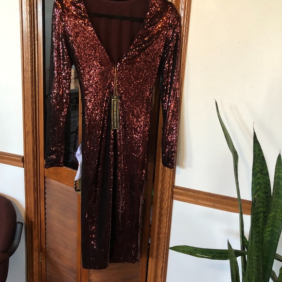 Dress the population emilia sequin dress FINAL PRICE NO OFFER CONSIDERED - Picture 5 of 8